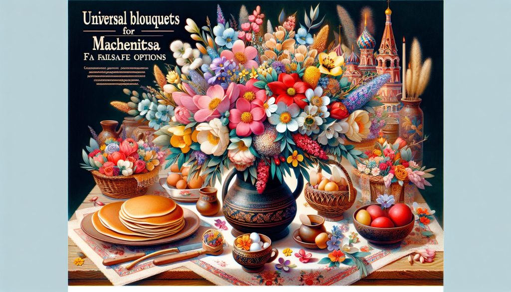 Универсальные букеты к Масленице: беспроигрышные варианты