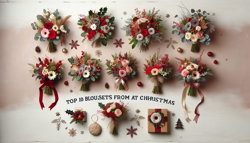 ТОП-10 букетов для мамы к Рождеству