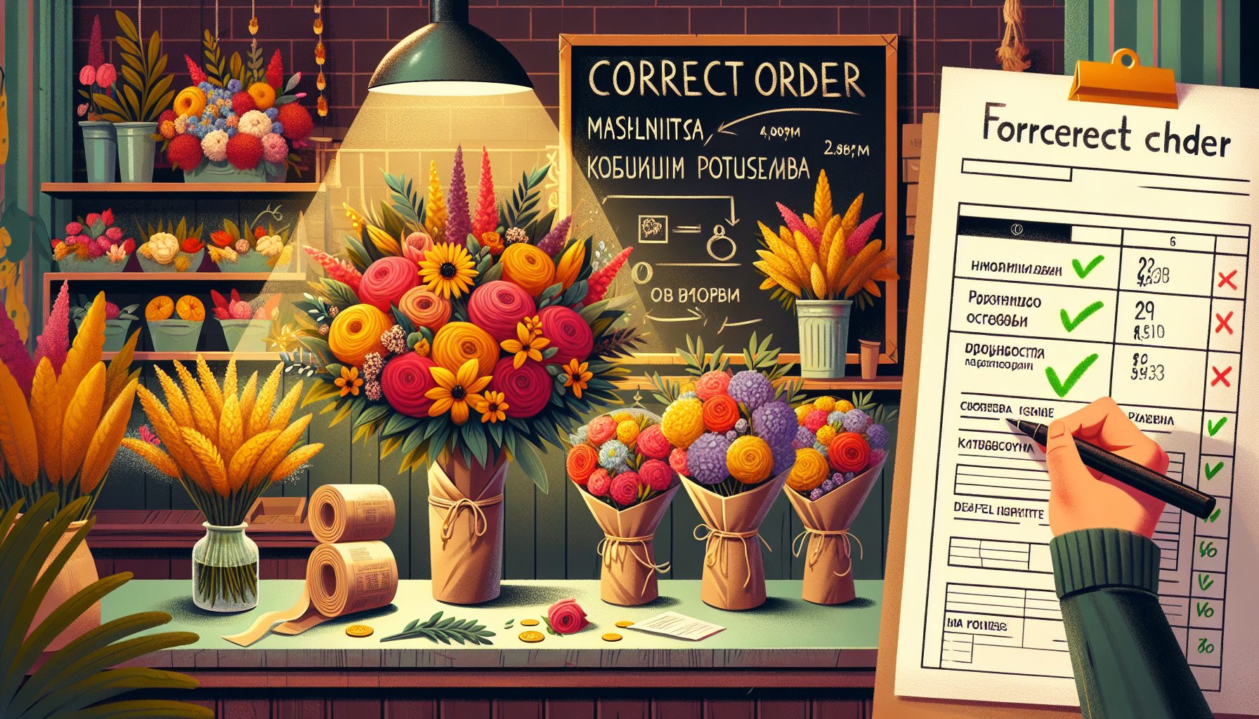 Как правильно формировать заказ