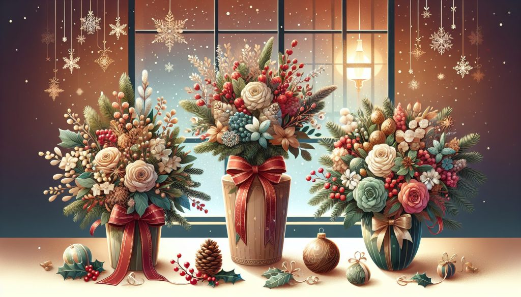 Универсальные букеты к Рождеству: беспроигрышные варианты