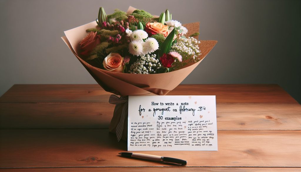 Как написать записку к букету к 23 Февраля: 30 примеров