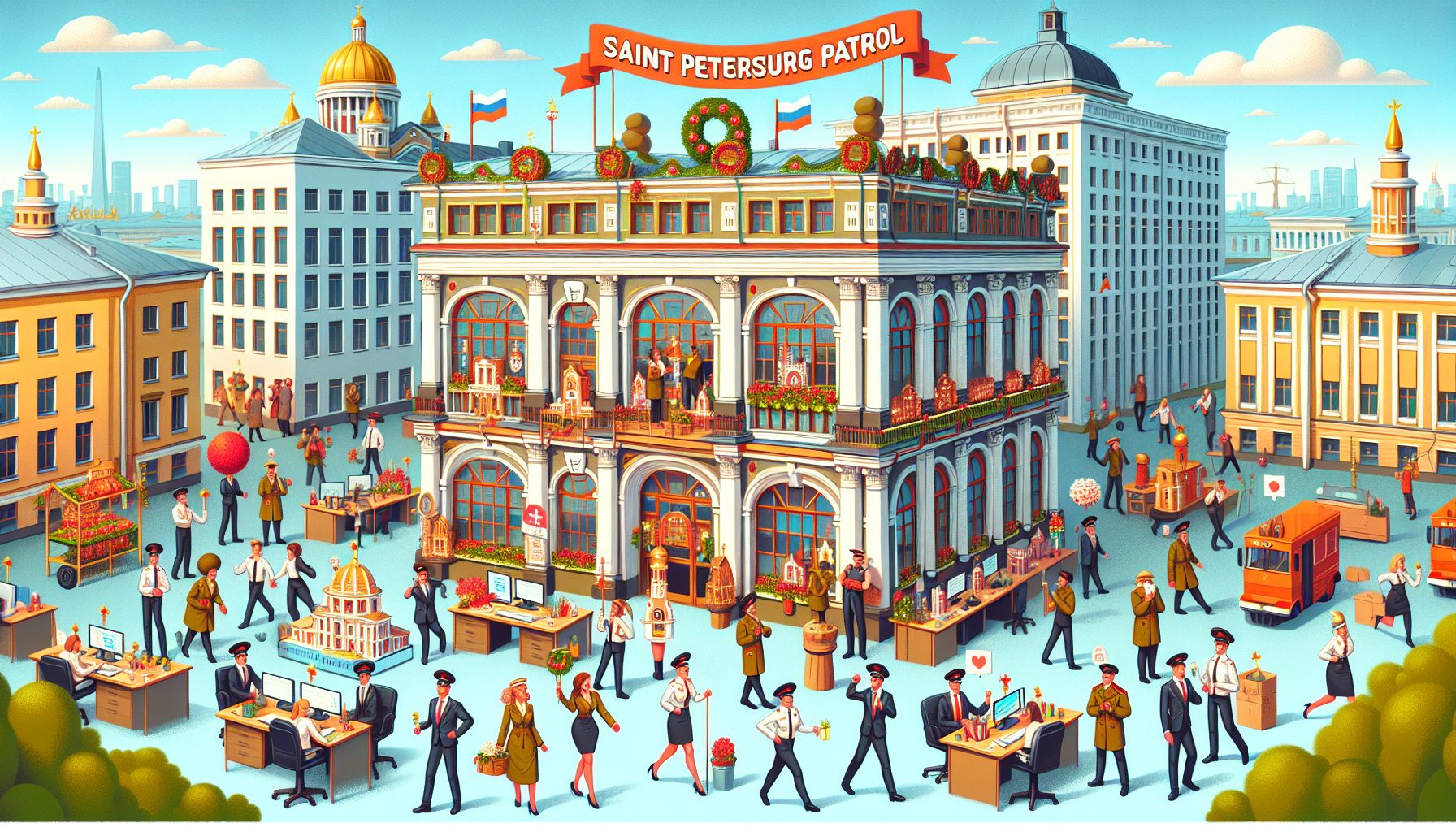 Идея для корпоративного сценария «Петербургский патруль»