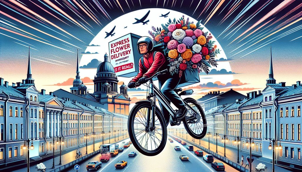 Экспресс-доставка букетов к Годовщине с доставкой по СПб: реально ли?