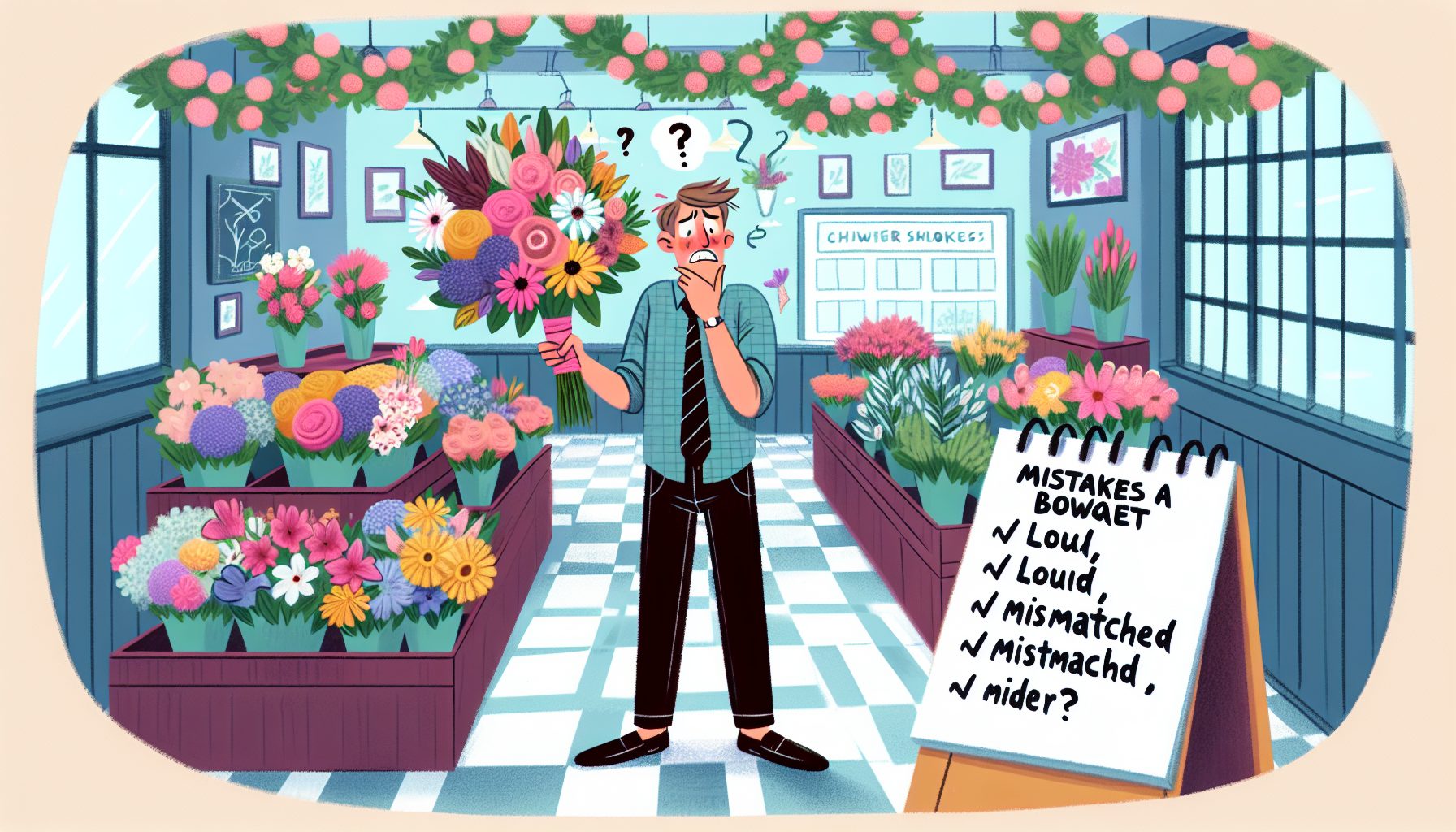 Ошибки при выборе букета