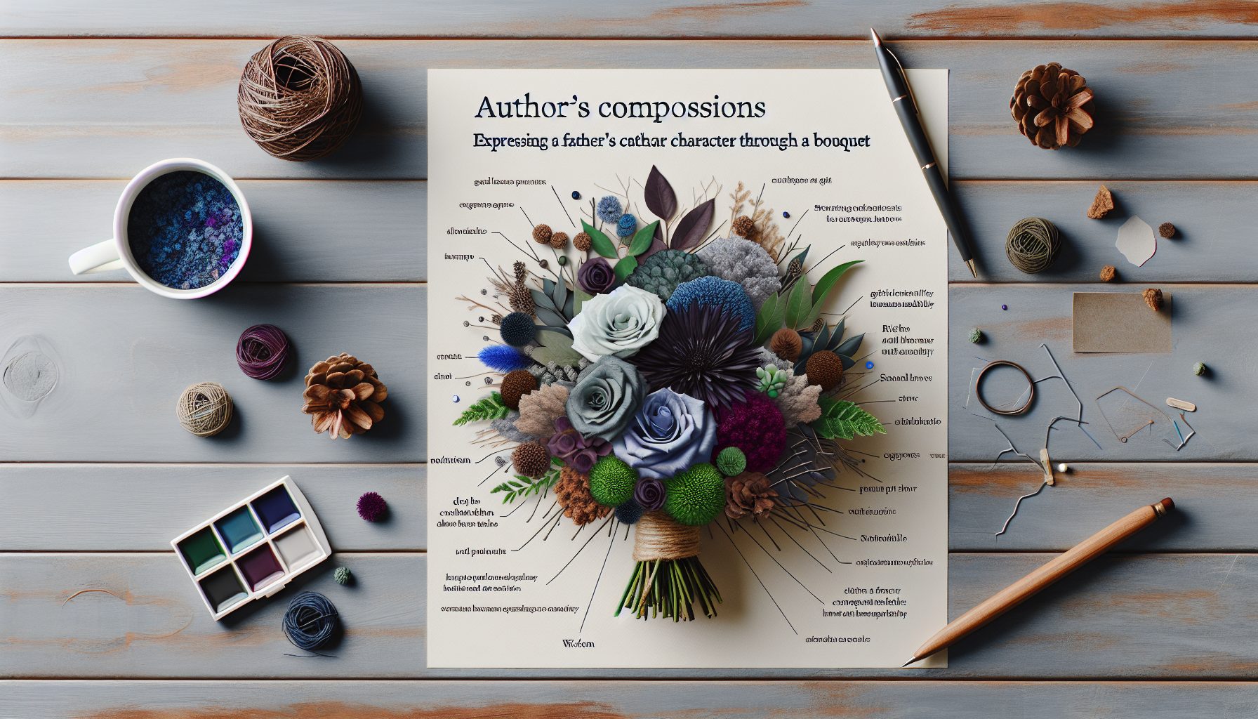 Авторские композиции: как выразить характер отца в букете