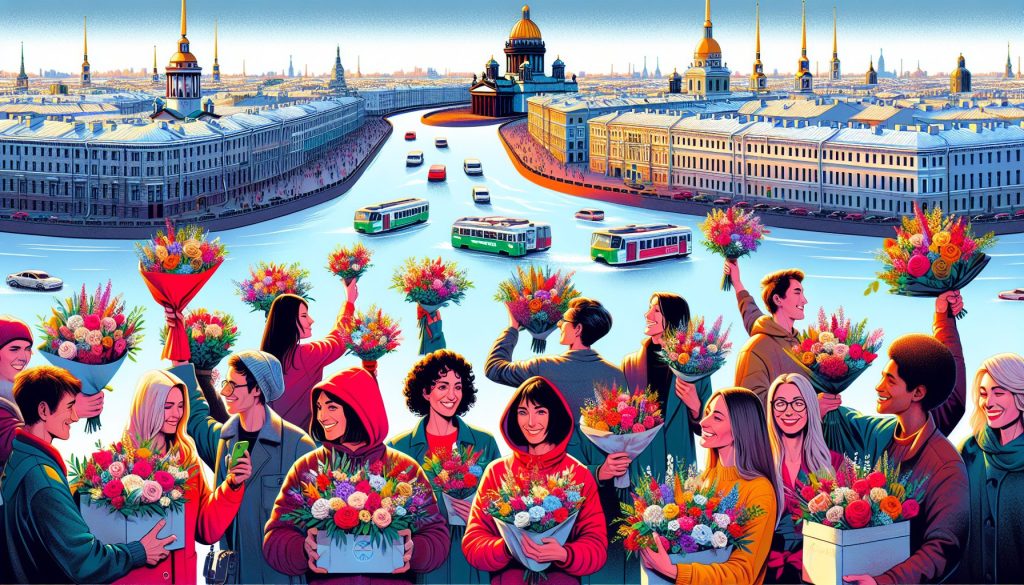 Дню Святого Валентина: готовые сценарии с букетами с доставкой по СПб