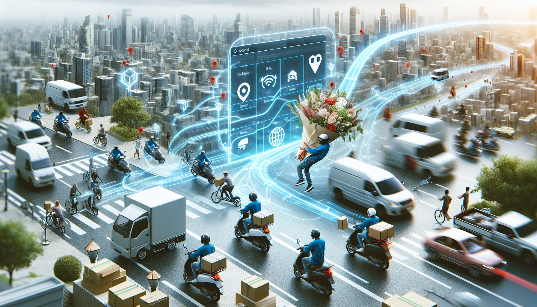 Лучшие районы для быстрой доставки в центре города