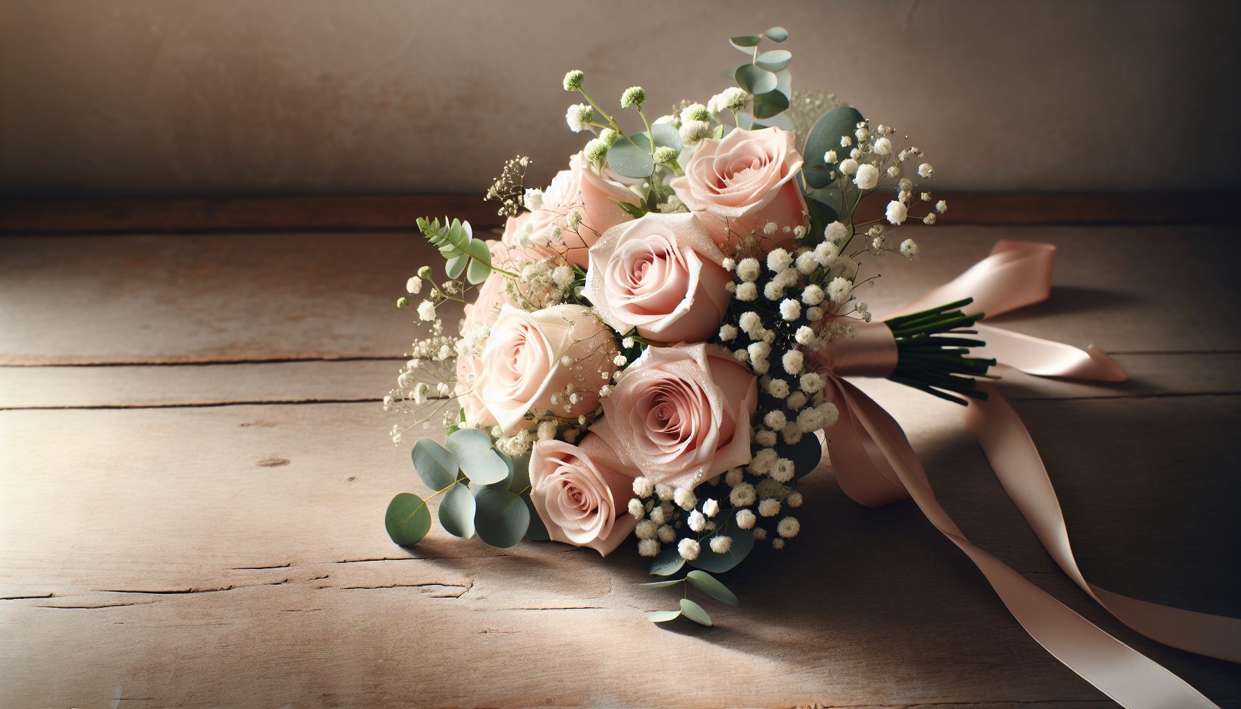 Букет №4: нежность в деталях — кустовые розы и гипсофила