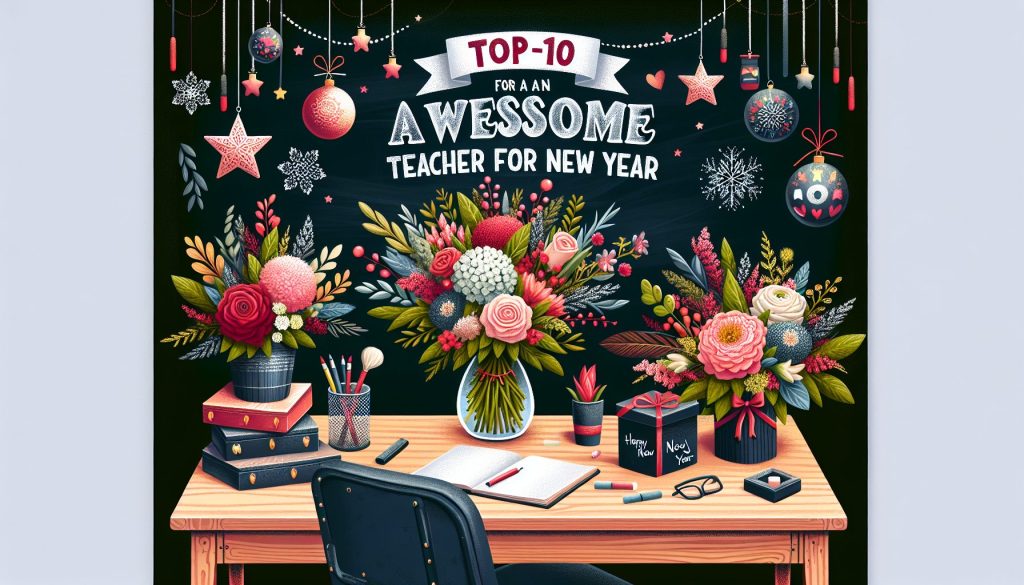 ТОП-10 букетов для классного руководителя к Новому году