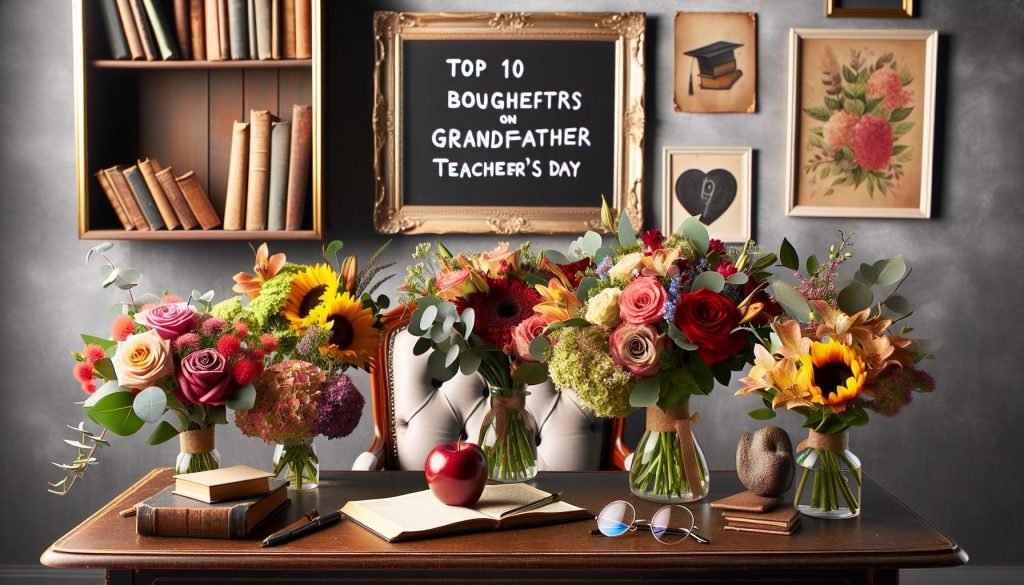 ТОП-10 букетов для дедушки к Дню учителя