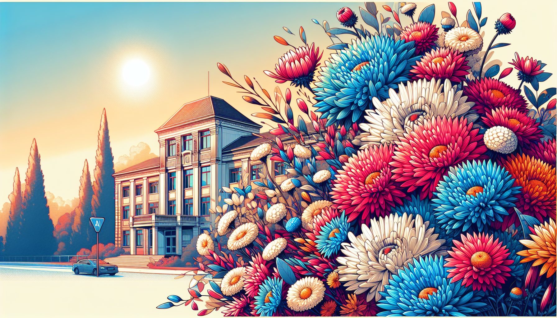 Какие цветы выбрать для 1 сентября