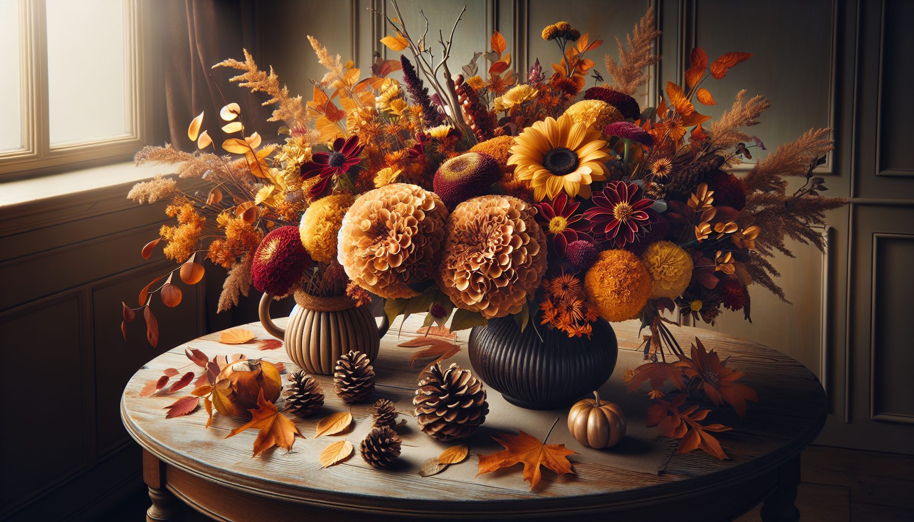 4. Яркие осенние букеты