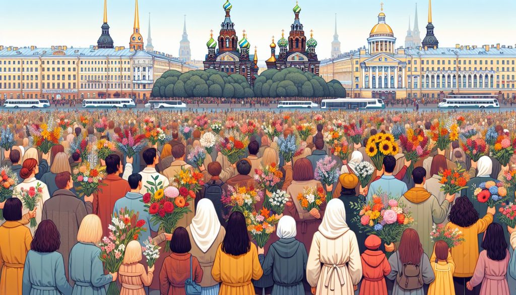 Где встречать 1 сентября в СПб и какие цветы взять