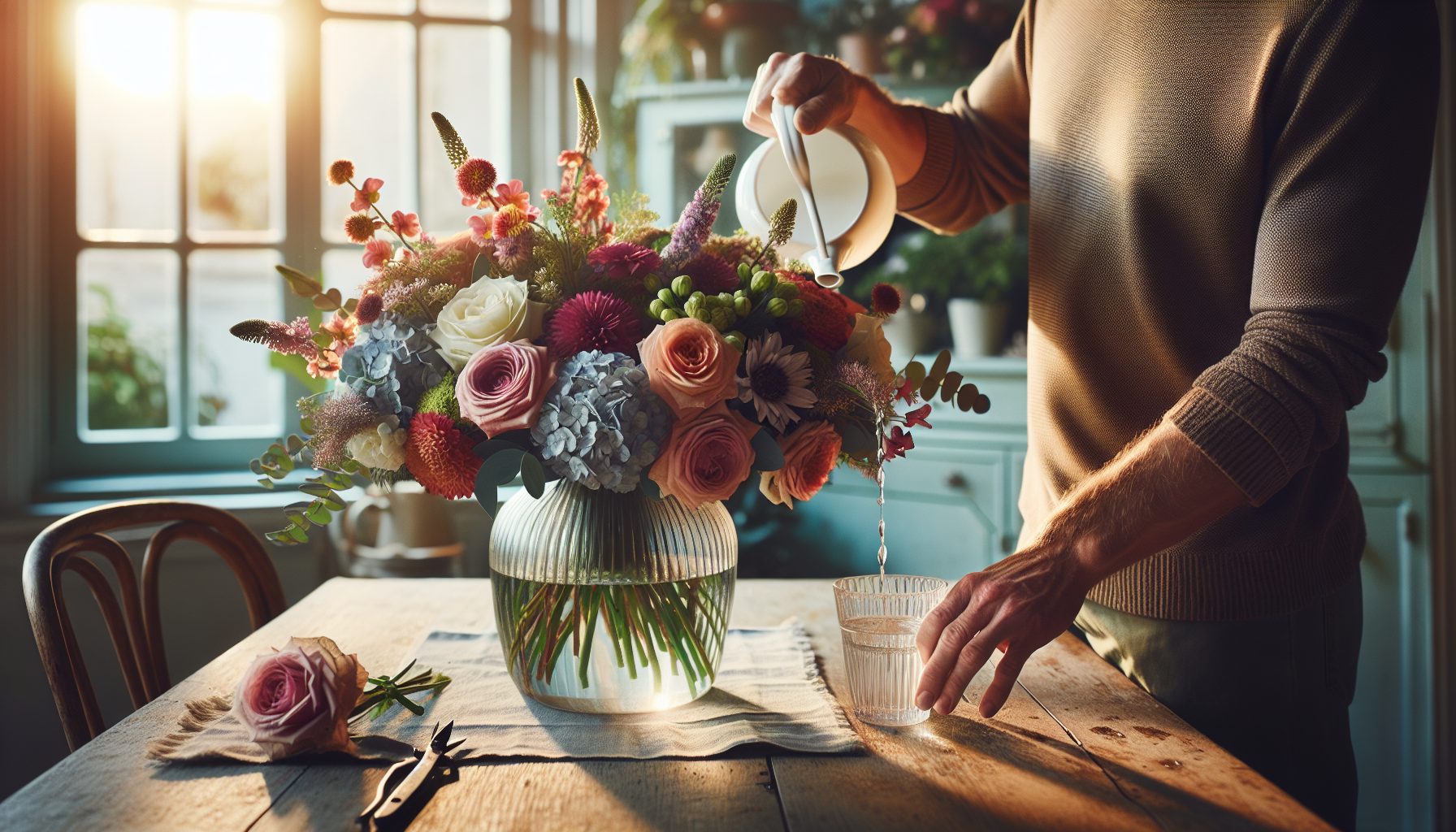 Как ухаживать за букетом, чтобы он дольше жил