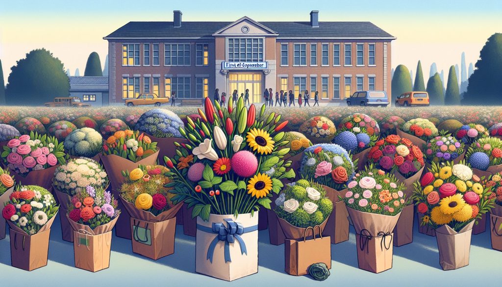 Первое сентября: какие цветы не утонут в море букетов у школы