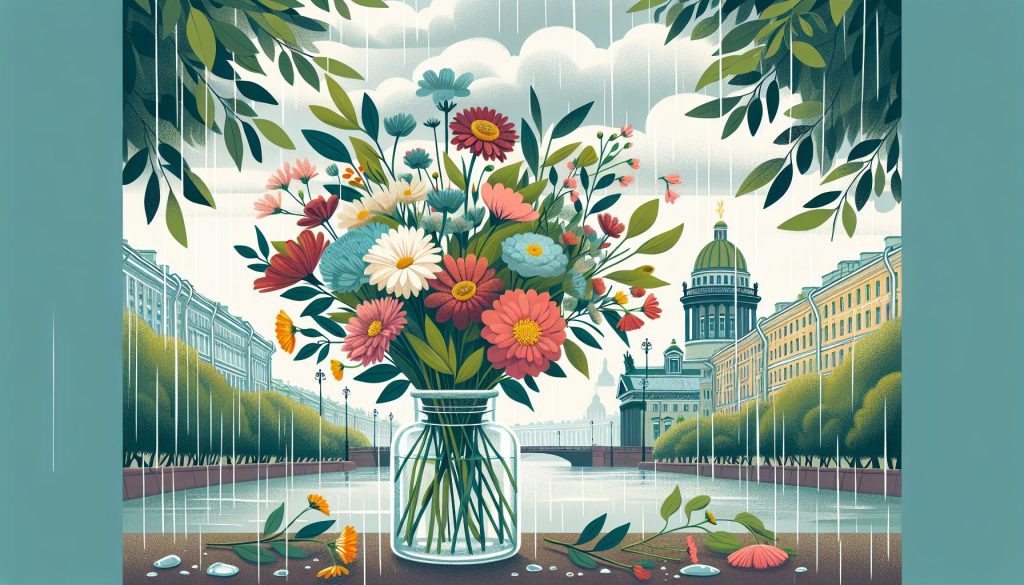 Букет на 1 сентября в СПб: цветы, которые переживут дождь и ветер