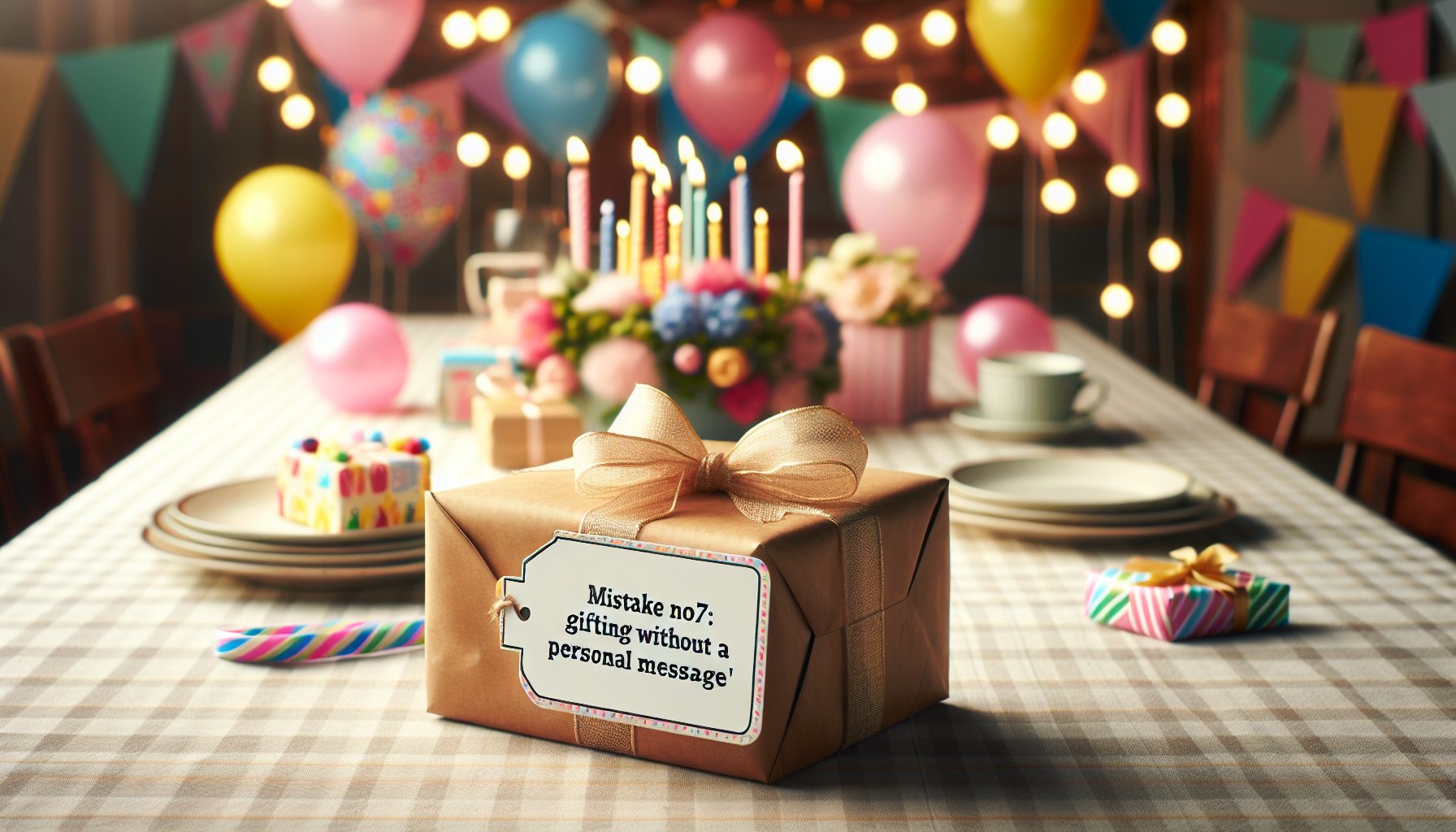 Ошибка №7: дарить без личного послания