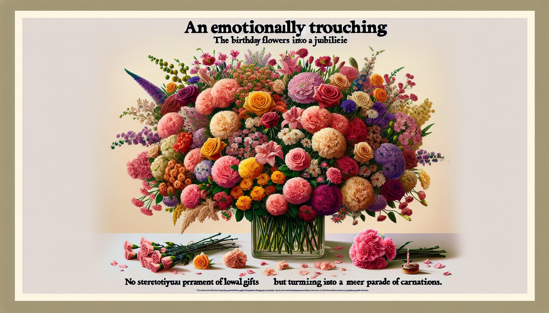Цветы на юбилей, которые дарят эмоции