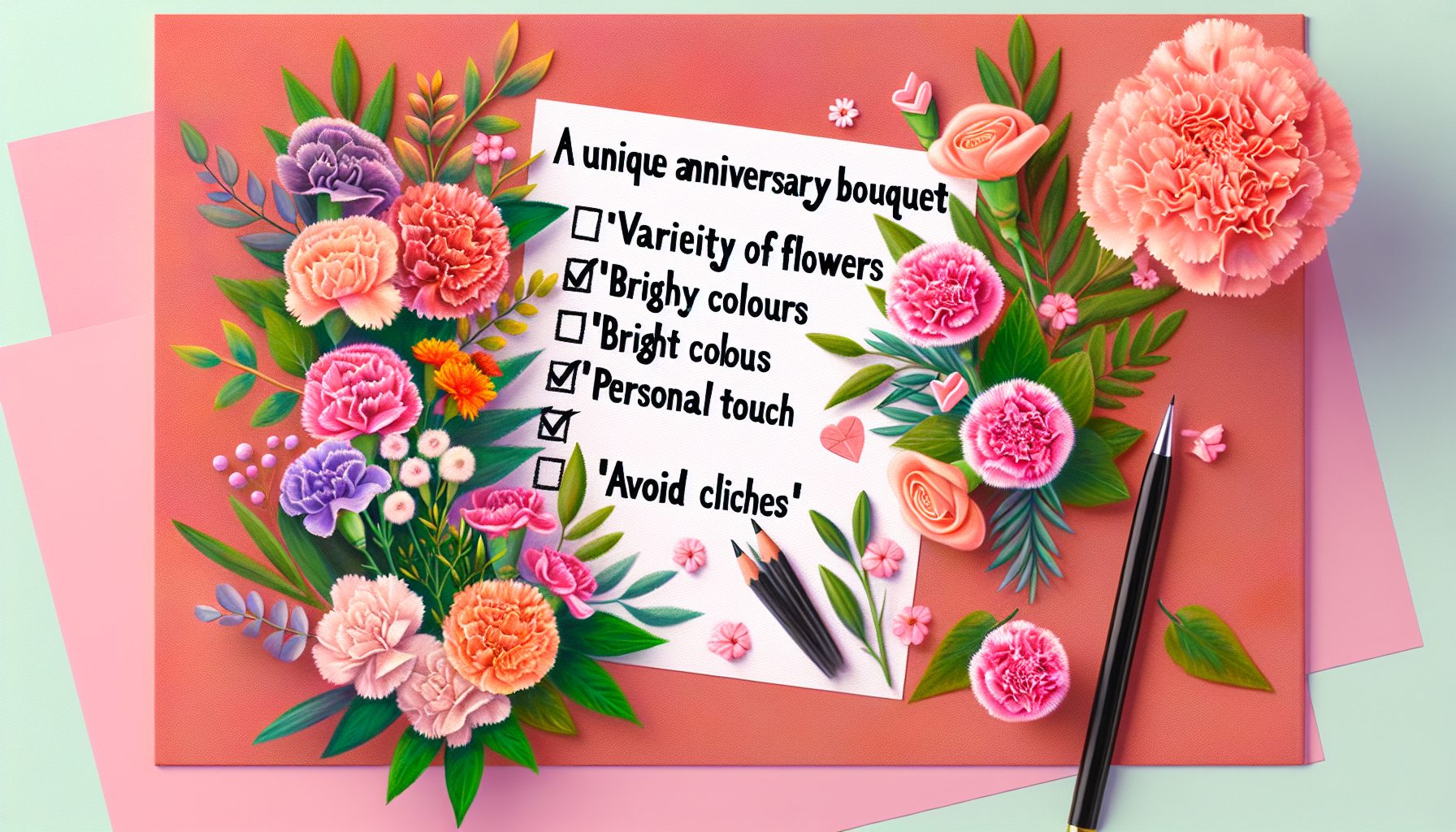 Чек-лист юбилейного букета