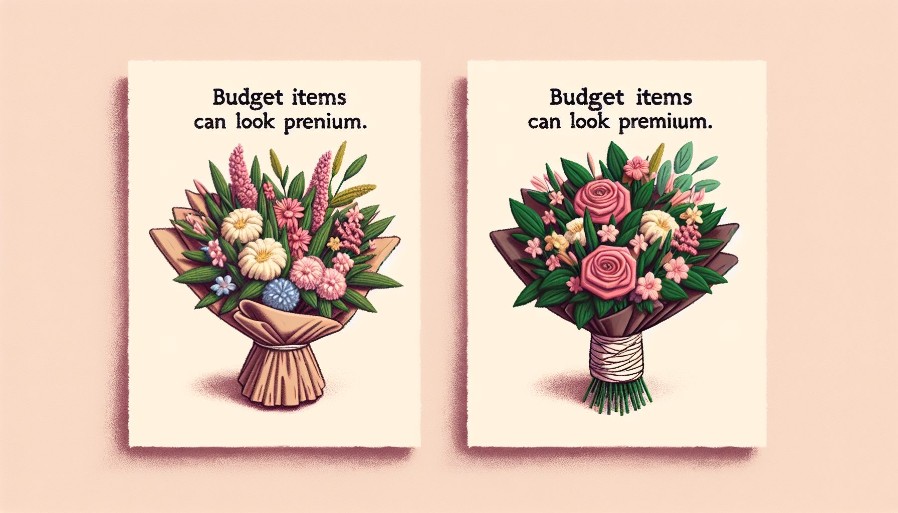 Ошибки, которые выдают дешевые букеты