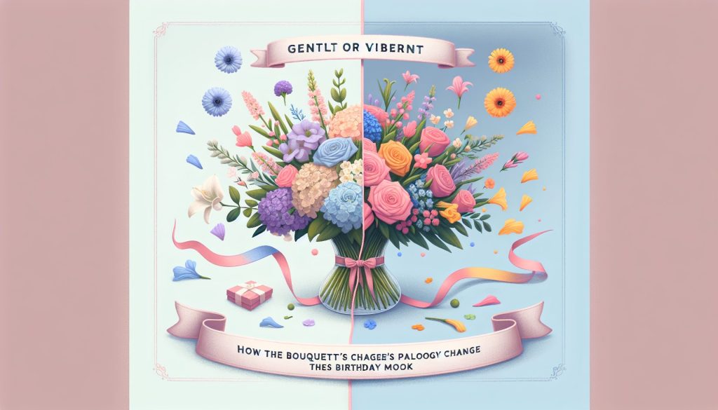 Нежные или яркие: как палитра букета меняет настроение дня рождения