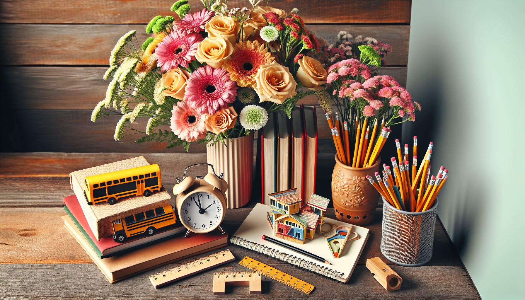 Цветы, проверенные линейкой и школьными ступеньками